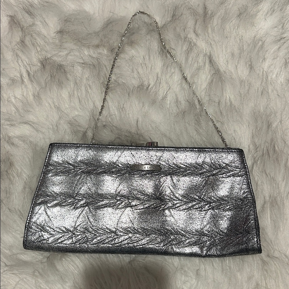 Charlie Lapson Silver Purse